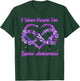 Lupus Awareness I Wear Purple for Lupus Awareness T-Shirt - T-Shirt | Forest