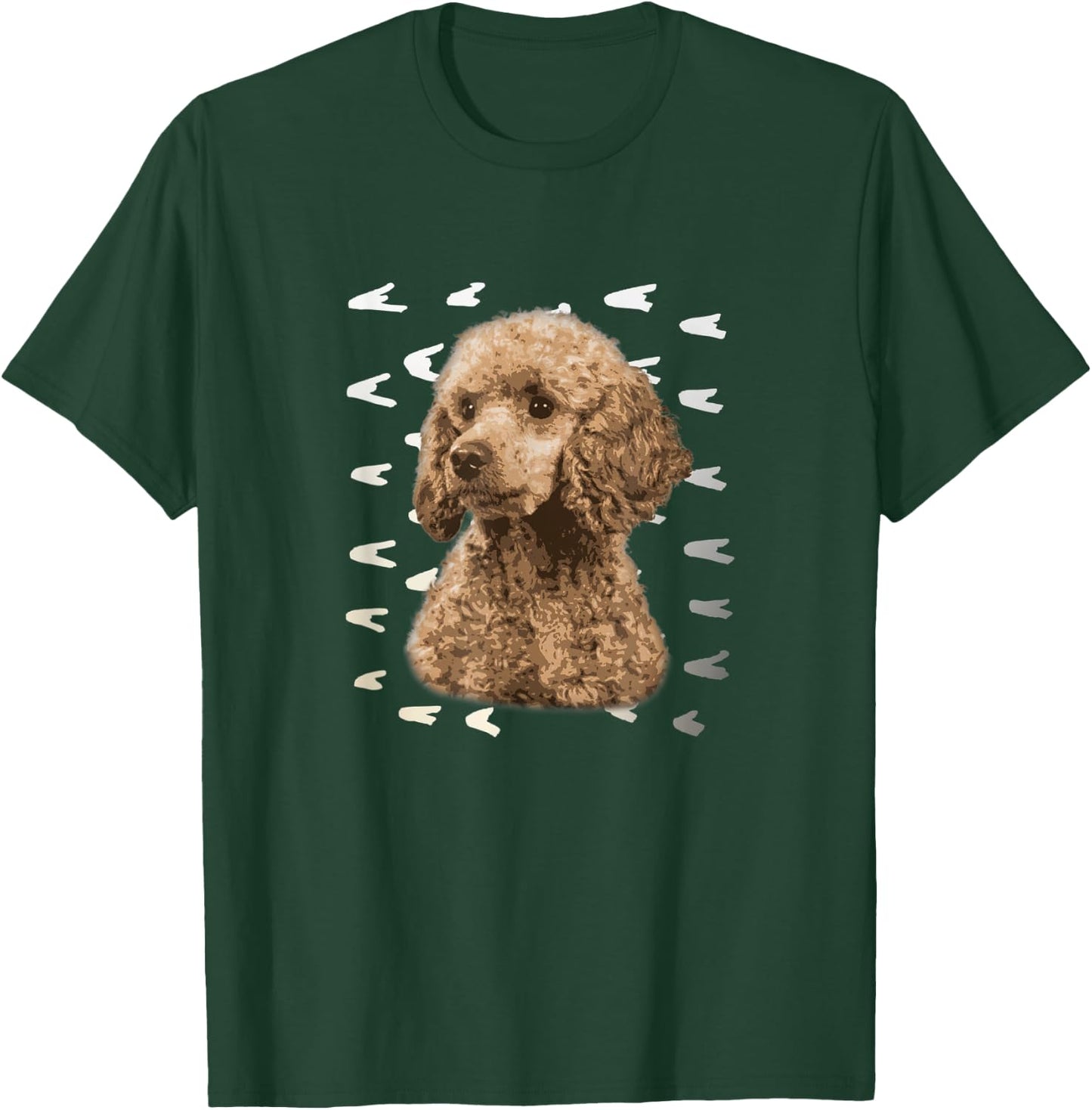Cute Poodle Dog Apricot Tan Men Women Kids T-Shirt - T-Shirt | Forest