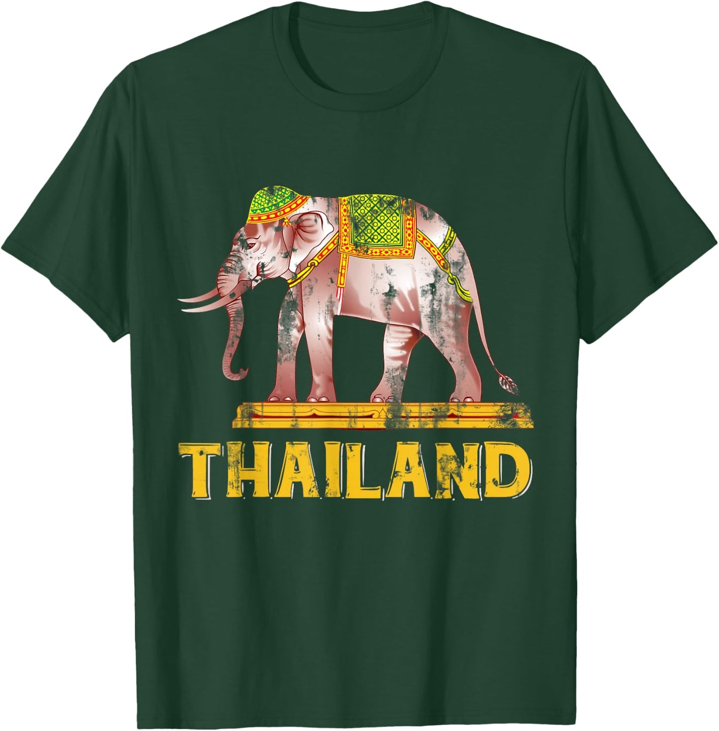 Thailand & Thai Pride Elephant Thailand T-Shirt - T-Shirt | Forest