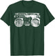 Retro Ghetto Blaster - Boom Box 80's 90's Hip Hip Rap T-Shirt - T-Shirt | Forest