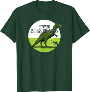 Tim Burton's Edward Scissorhands Dinosaur Topiary T-Shirt - T-Shirt | Forest