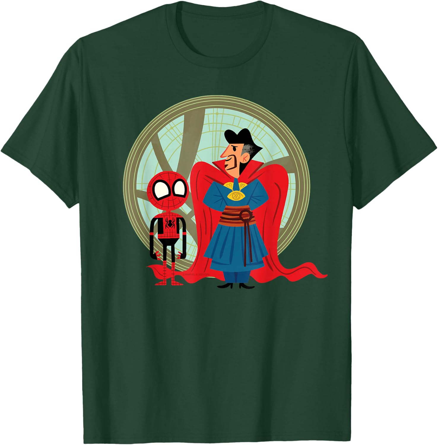 Marvel Spider-Man: No Way Home Spidey Doctor Strange Cartoon T-Shirt - T-Shirt | Forest