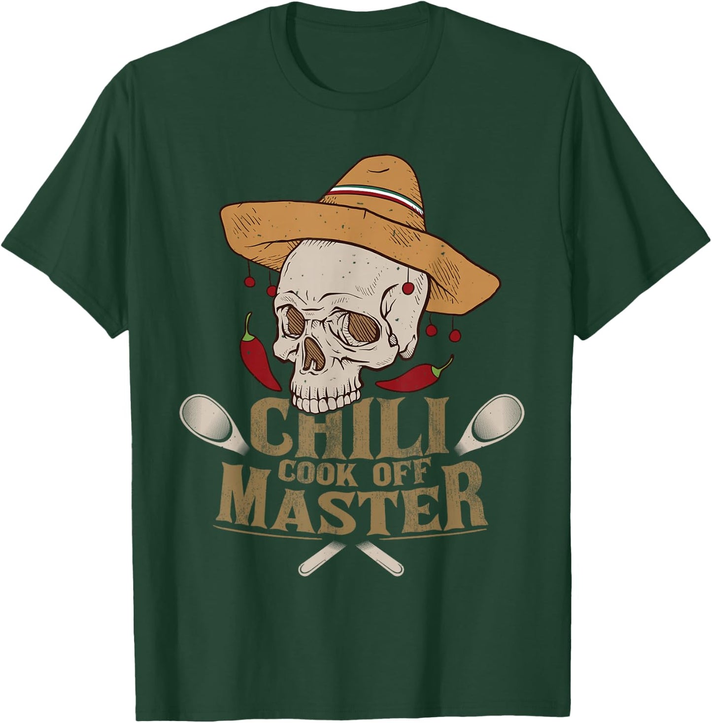 Chilli Cook Off Master Cooking Competition Team Chef Award T-Shirt - T-Shirt | Forest