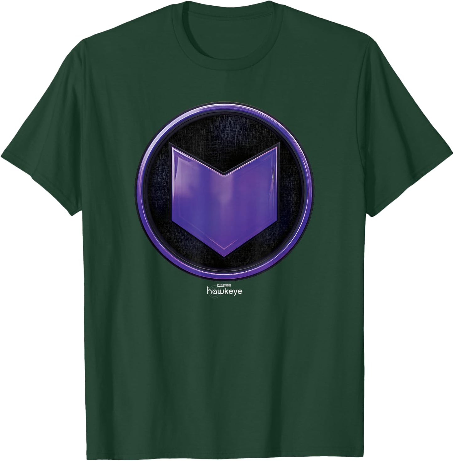 Marvel Hawkeye Arrow Badge Logo T-Shirt - T-Shirt | Forest