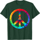 Peace Sign Tie Dye | Hippies Christmas Shirts T-Shirt - T-Shirt | Forest