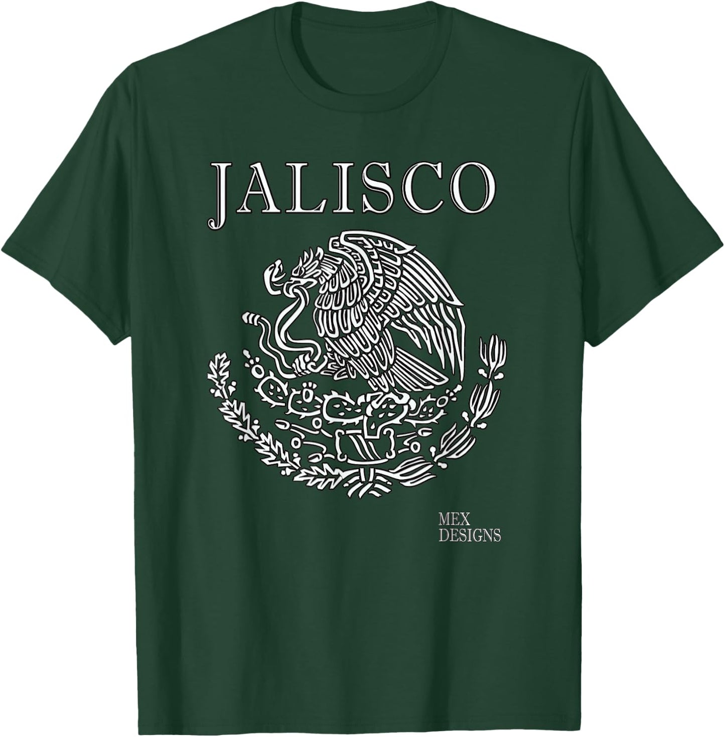 Jalisco Mexican Shirts Jalisco Camisa Mexicana Colt Mexico T-Shirt - T-Shirt | Forest
