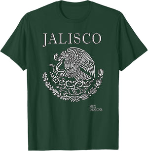 Jalisco Mexican Shirts Jalisco Camisa Mexicana Colt Mexico T-Shirt - T-Shirt | Forest