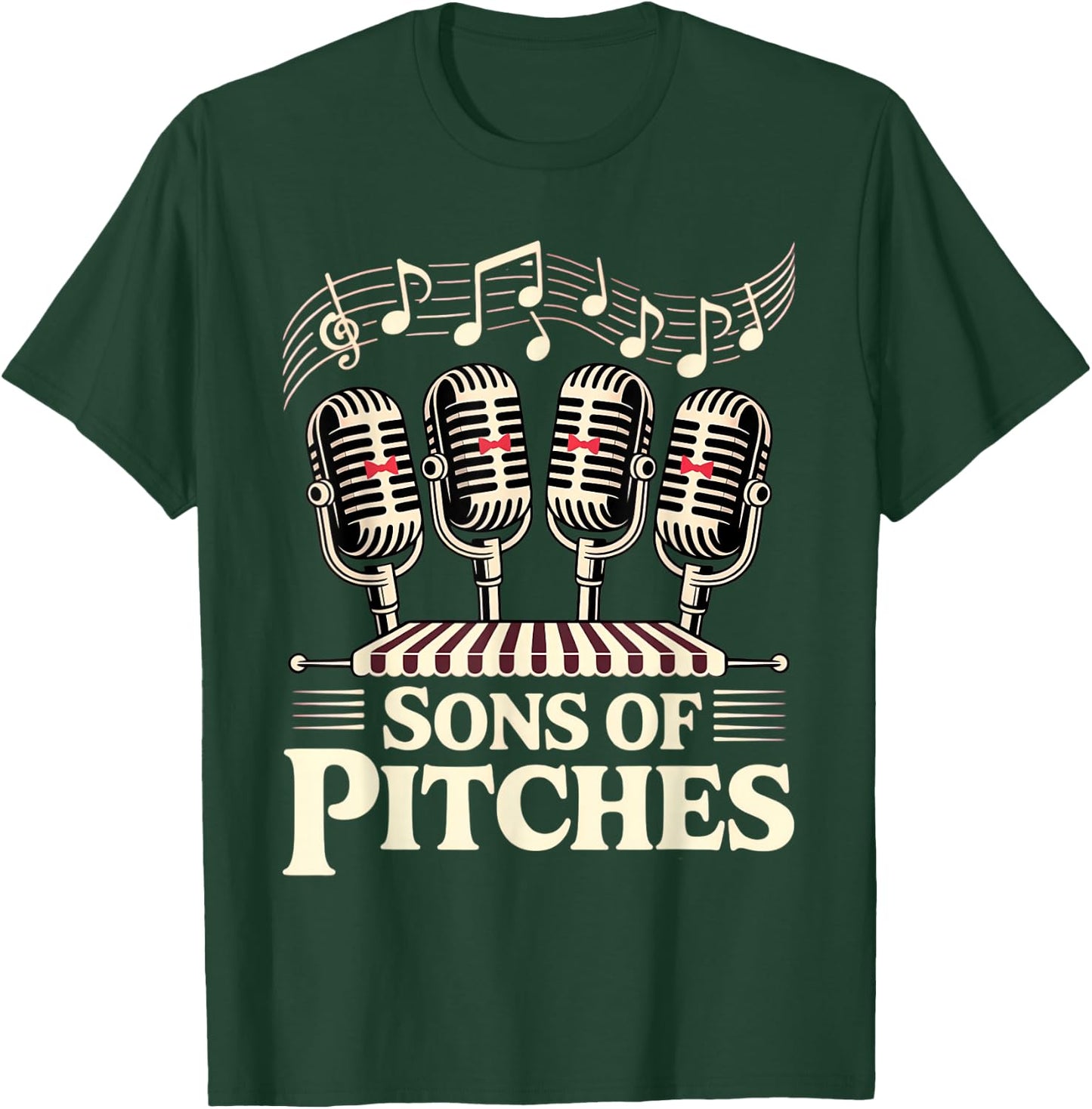 Barbershop Quartet T-Shirt - T-Shirt | Forest