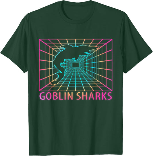 Goblin Sharks Retro Gift T-Shirt - T-Shirt | Forest