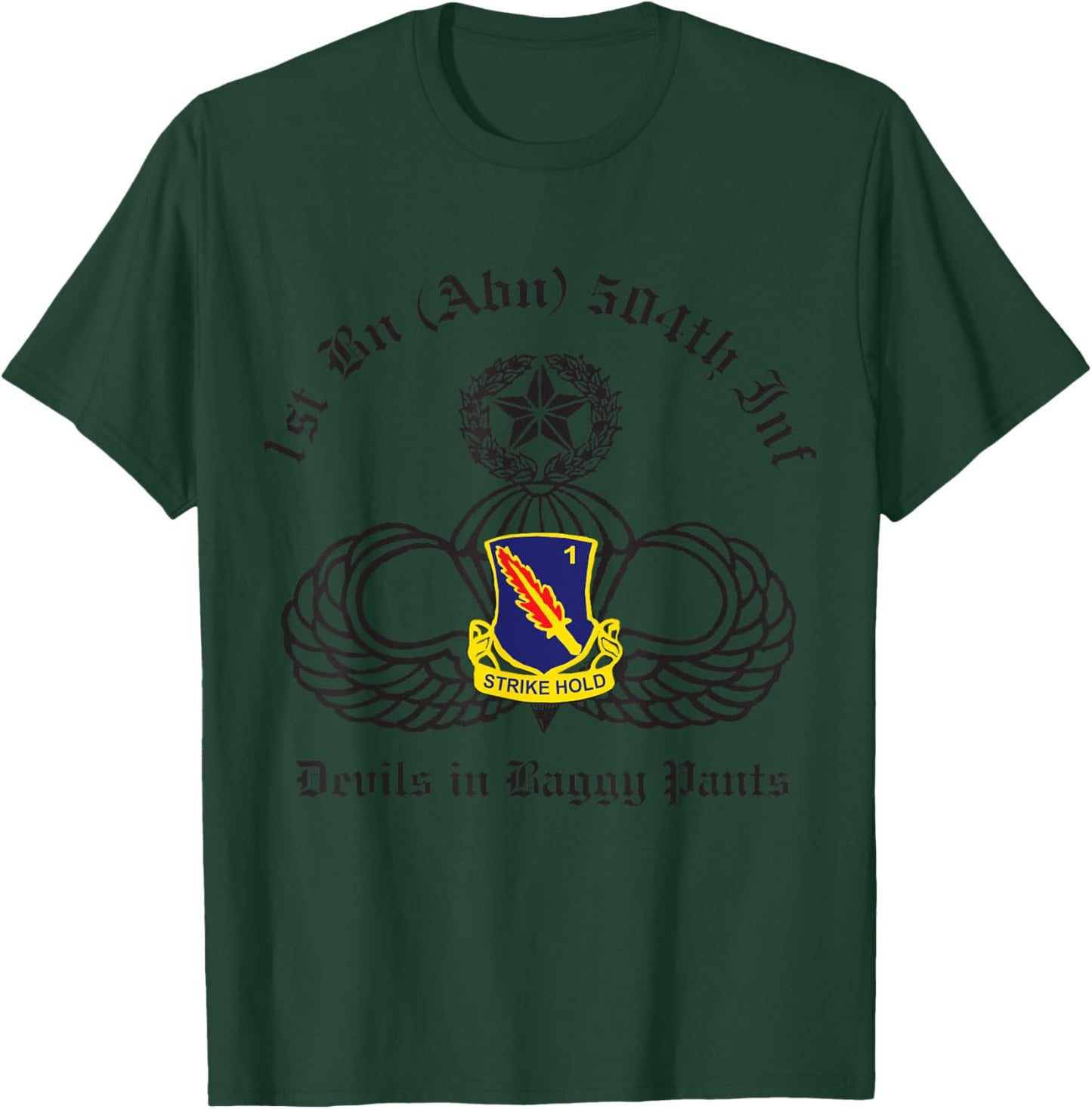 Meach's Military Memorabilia Men's Blue Baggy Sports , Small, Short Sleeve T-Shirt - T-Shirt | Forest