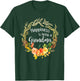 Happiness is being a Grandma Announcement Mothers Day T-Shirt - T-Shirt | Forest