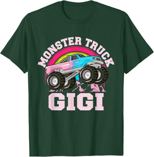 Monster Truck Gigi Matching Family Monster Truck Grandma T-Shirt - T-Shirt | Forest