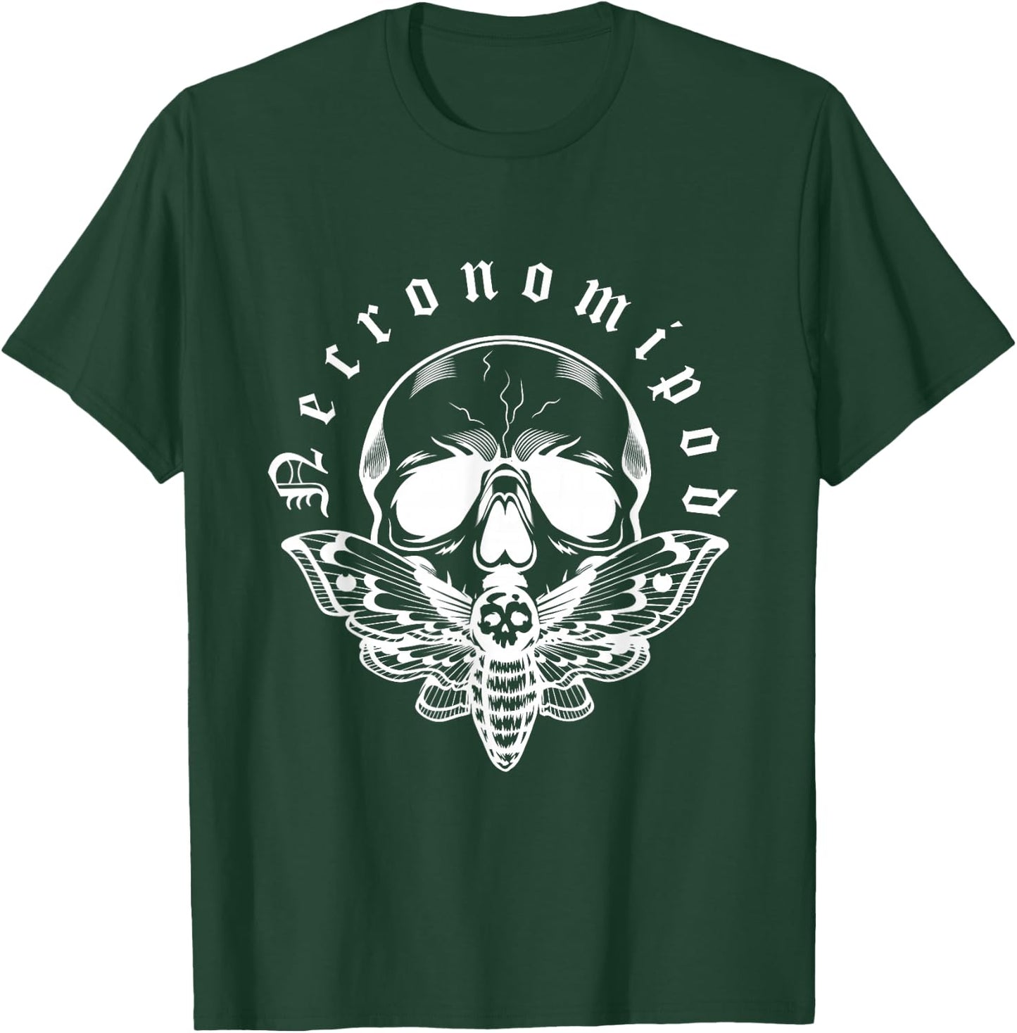 Necronomipod Moth T-Shirt - T-Shirt | Forest