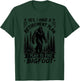 Funny Bigfoot Retirement Plan Sasquatch Silhouette Adventure T-Shirt - T-Shirt | Forest