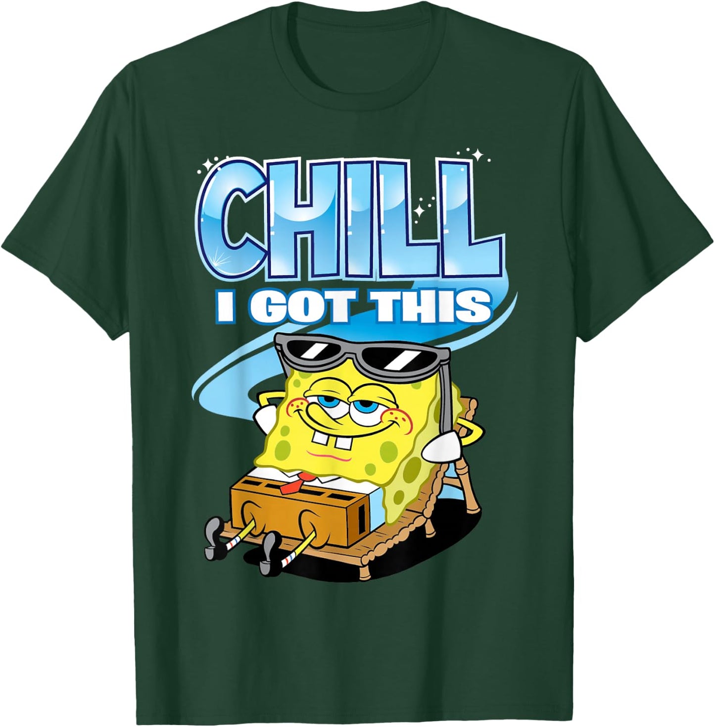 Spongebob Chill I Got This T-Shirt - T-Shirt | Forest