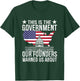 This is The Government Our Founders Warned Us About T-Shirt - T-Shirt | Forest