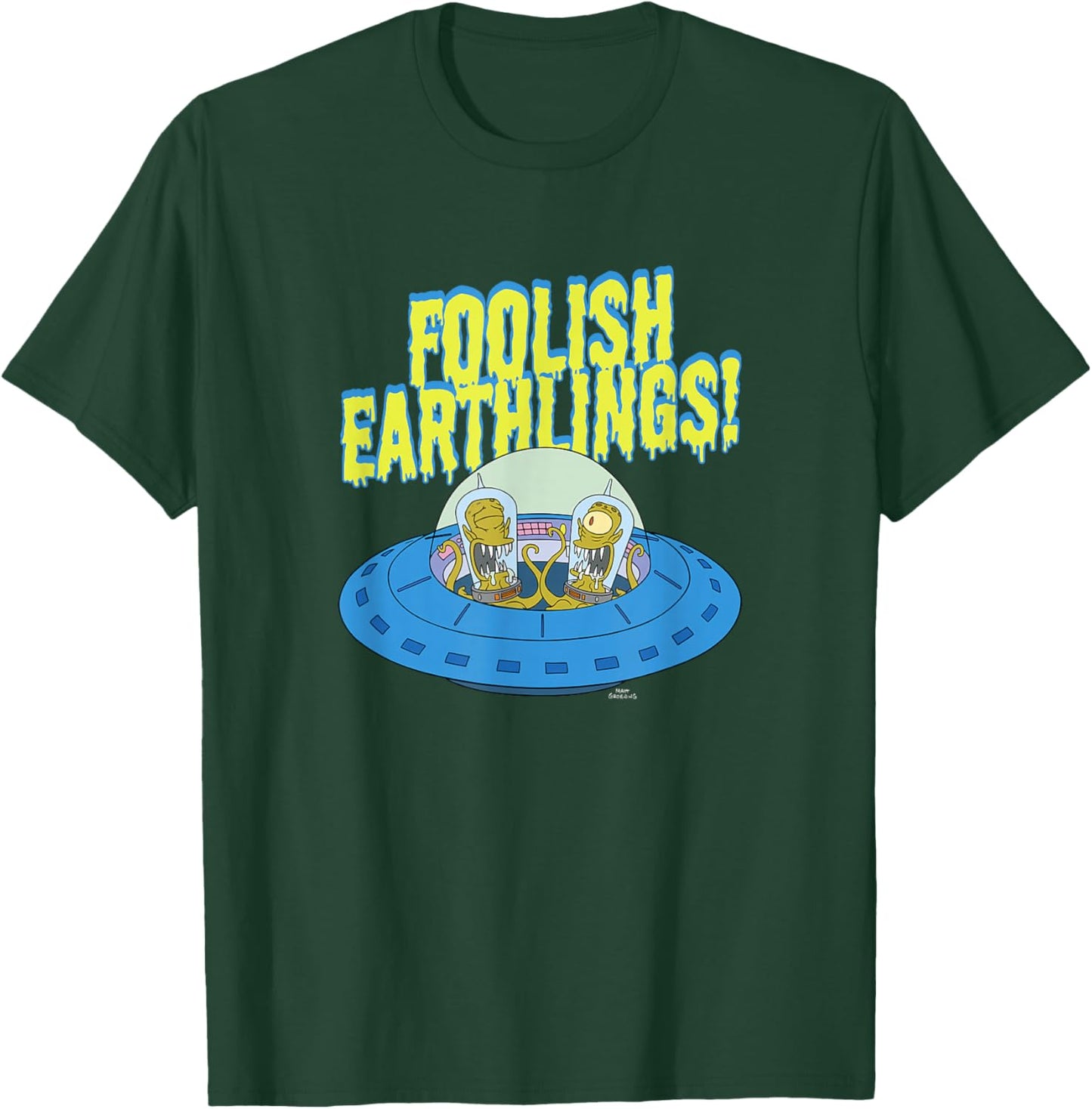 The Simpsons Kang & Kodos Foolish Earthlings T-Shirt - T-Shirt | Forest