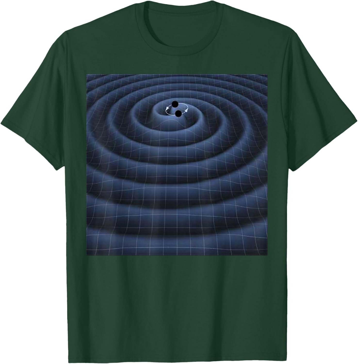 Sheldon Nerdy Two Black Holes Collide Space Science Gift T-Shirt - T-Shirt | Forest