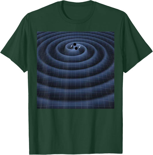 Sheldon Nerdy Two Black Holes Collide Space Science Gift T-Shirt - T-Shirt | Forest