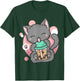 Cat Boba Tea Bubble Tea Anime Kawaii Neko T-Shirt - T-Shirt | Forest