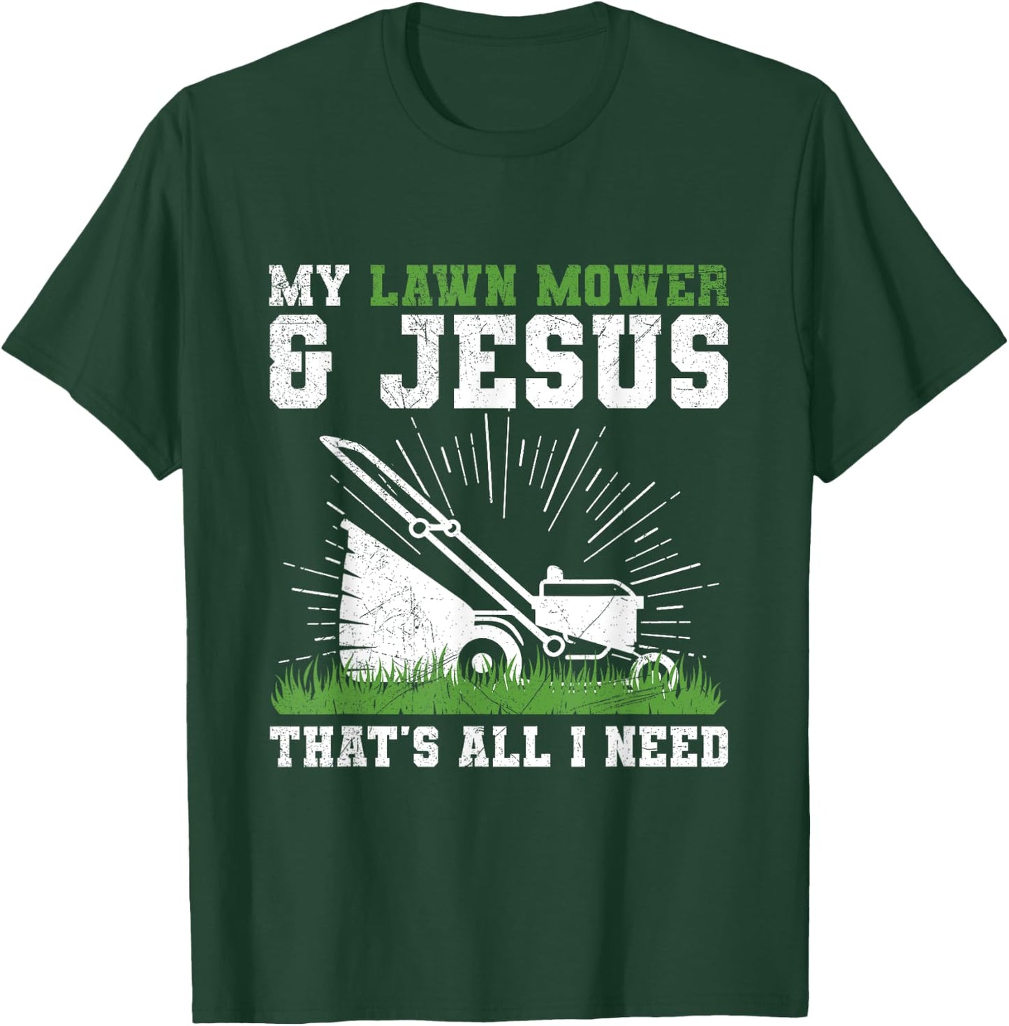 Garden Lawn Mowing Design for a Lawn Caretaker T-Shirt - T-Shirt | Forest