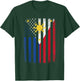 Philippines USA Flag 4th of July American Philippine Flag T-Shirt - T-Shirt | Forest