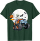 Skeleton Monster Truck Creepy Halloween Jack O Lantern Kids T-Shirt - T-Shirt | Forest
