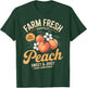 Farm Fresh Organic Peach Farmer's Market Homegrown T-Shirt - T-Shirt | Forest