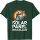 Solar Panel Rooftop Installer Worker Renewable Energy T-Shirt - T-Shirt | Forest