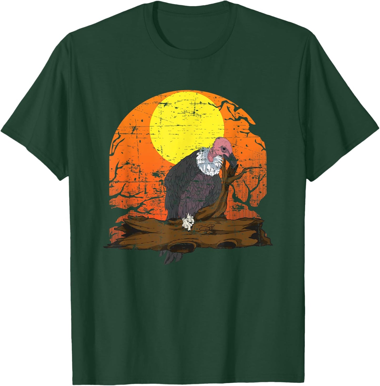Carrion Vulture Scavenger Bird Animal Vulture T-Shirt - T-Shirt | Forest