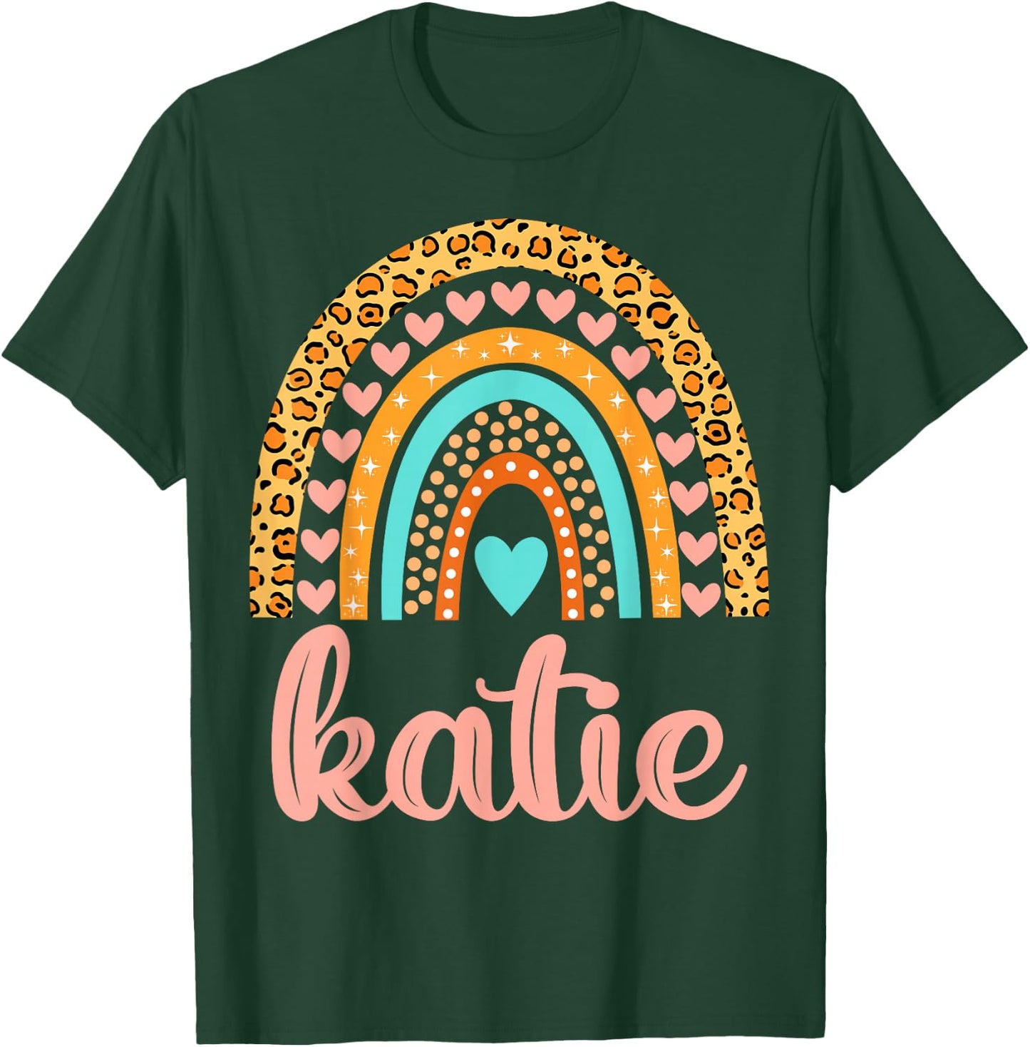 Katie Katie Name Birthday Shirt Gift T-Shirt - T-Shirt | Forest