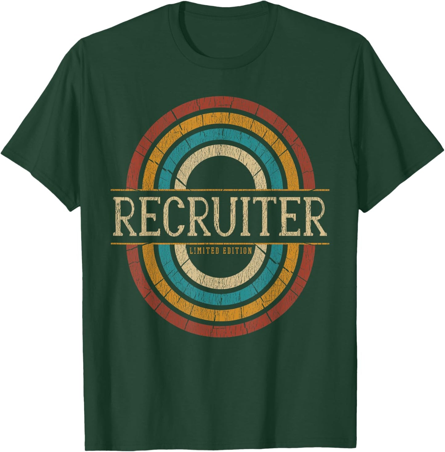 Recruiter Vintage Retro T-Shirt - T-Shirt | Forest