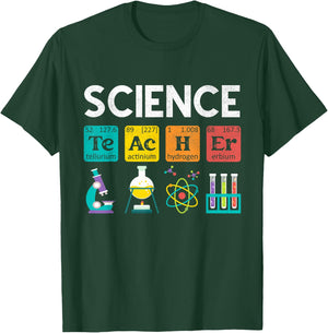 Science Teacher Chemistry Biology Physics Teacher Student Small T-Shirt - T-Shirt | Forest