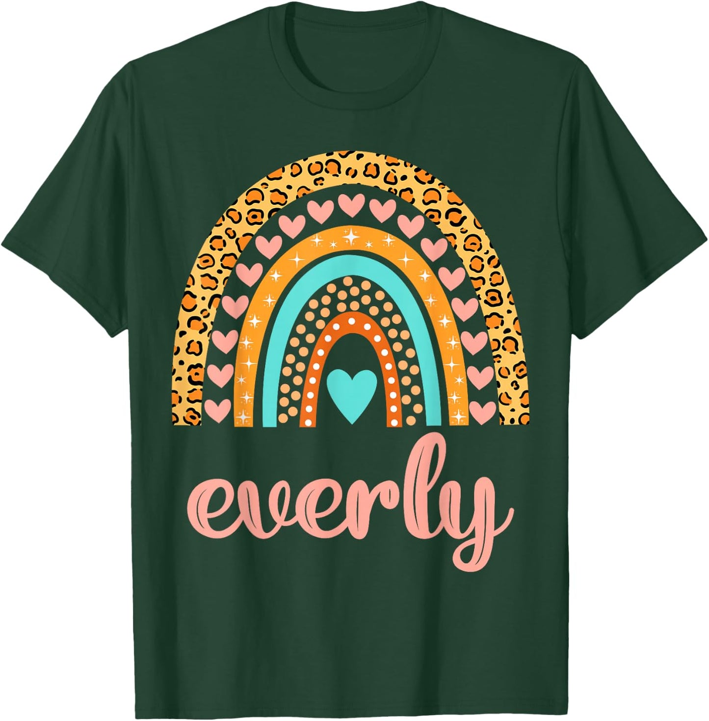 Everly Everly Name Birthday Shirt Gift T-Shirt - T-Shirt | Forest