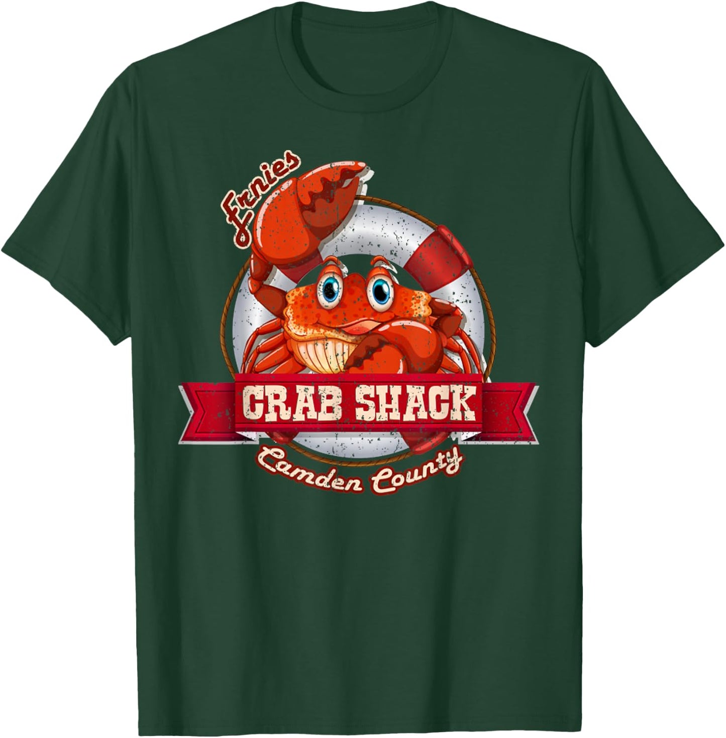 Vintage The Crab Shack From My Name Is Earl T-Shirt - T-Shirt | Forest