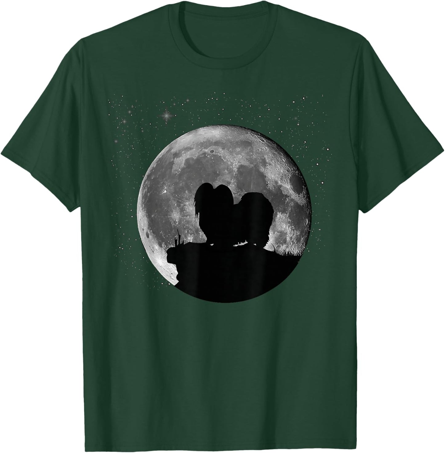 Mi-Ki Dog Moon T-Shirt - T-Shirt | Forest