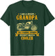Funny Biker Grandpa Motorcycle Biking T-Shirt - T-Shirt | Forest