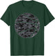 Dark Grey Camo Basketball - Dark Camouflage Basketball T-Shirt - T-Shirt | Forest