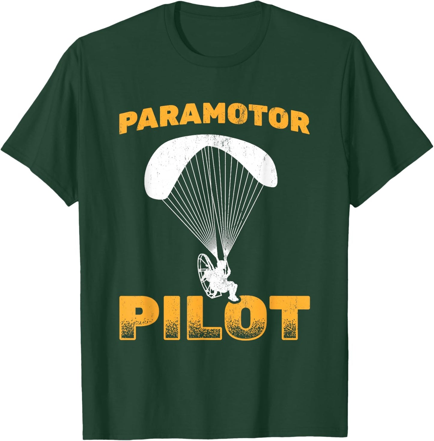 Paramotor Pilot Paraglidign Powered Paraglider T-Shirt - T-Shirt | Forest