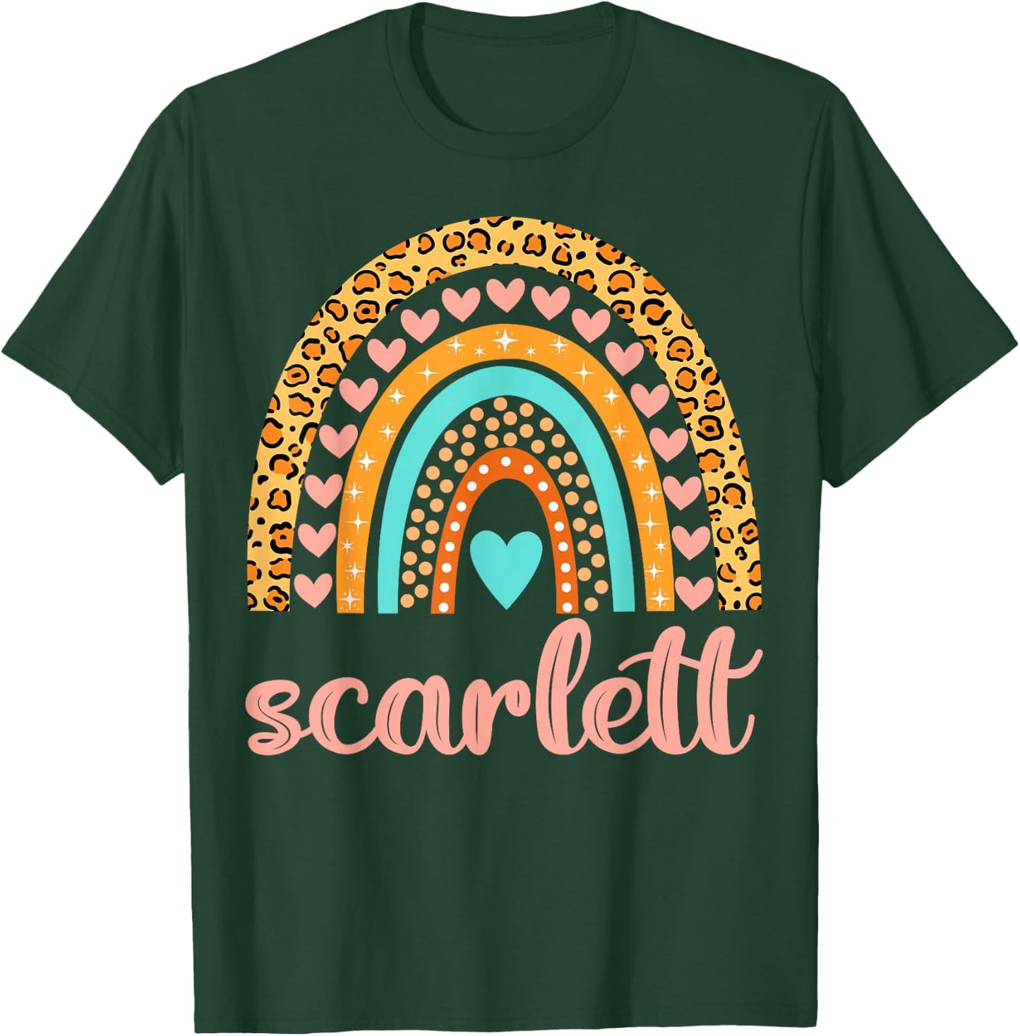 Scarlett Scarlett Name Birthday Shirt Gift T-Shirt - T-Shirt | Forest