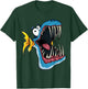 Cute Cheek Fish Piranha teeth I Children's T-Shirt - T-Shirt | Forest