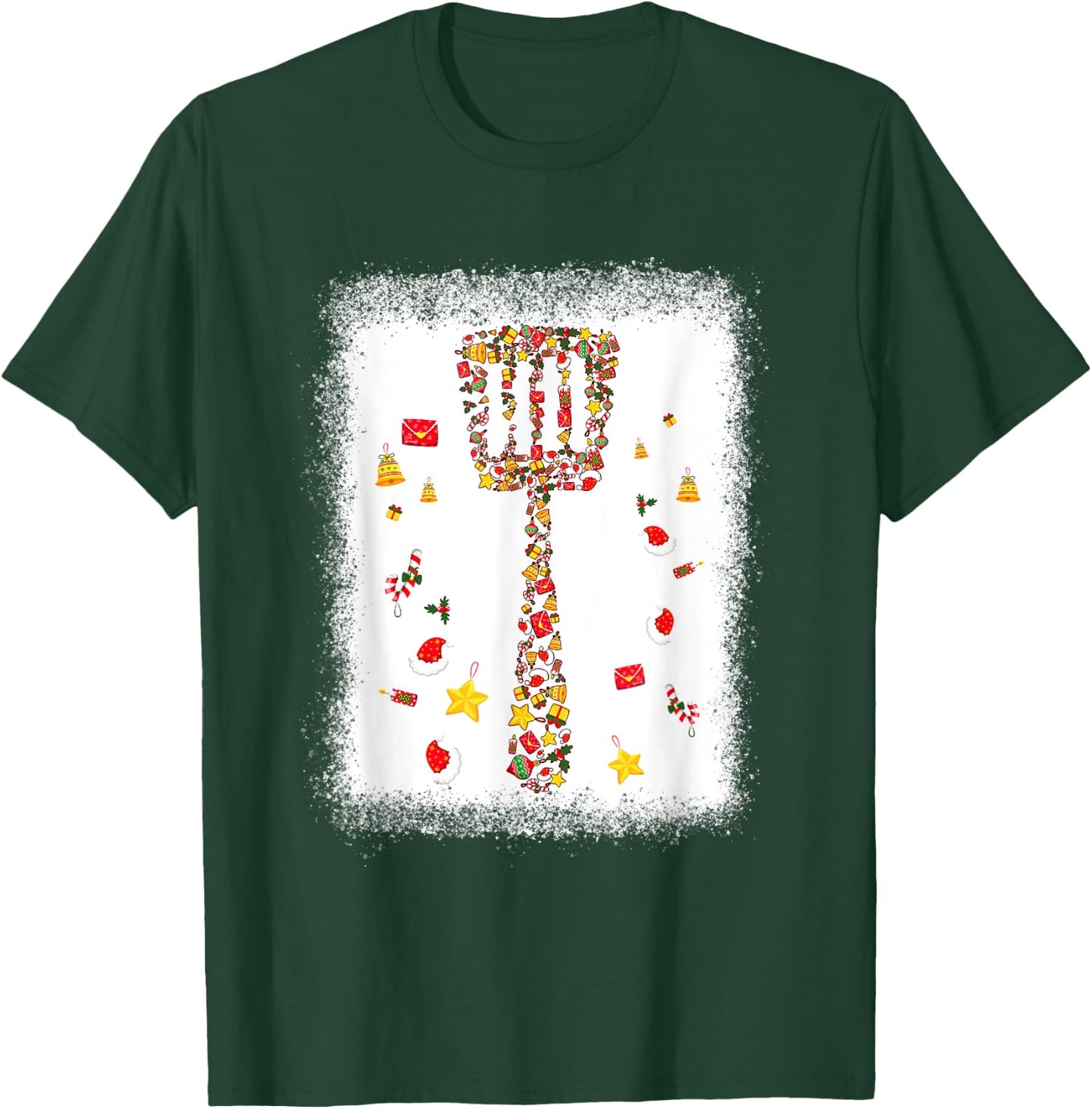 YXen Wooden Spatula Christmas Pajama Merry Xmas Cooking Mom T-Shirt - T-Shirt | Forest