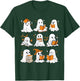 Ghosts Reading Books Lovers Club Booooks Halloween Reading T-Shirt - T-Shirt | Forest