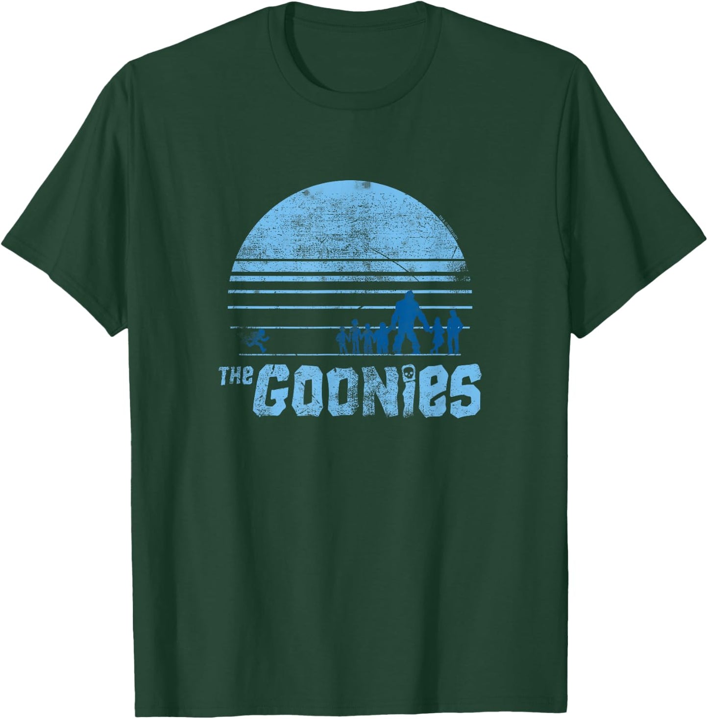 The Goonies Blue Silhouette T-Shirt - T-Shirt | Forest