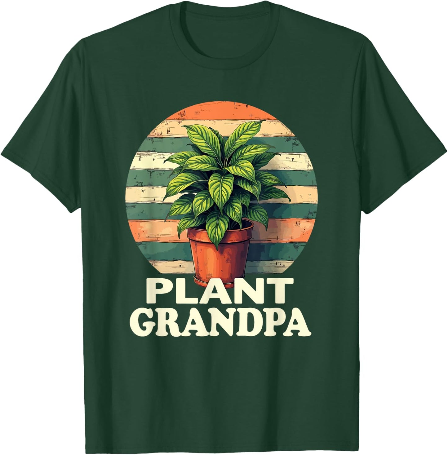 Plant Grandpa Nature Botanical Gardener Plant Gardening T-Shirt - T-Shirt | Forest