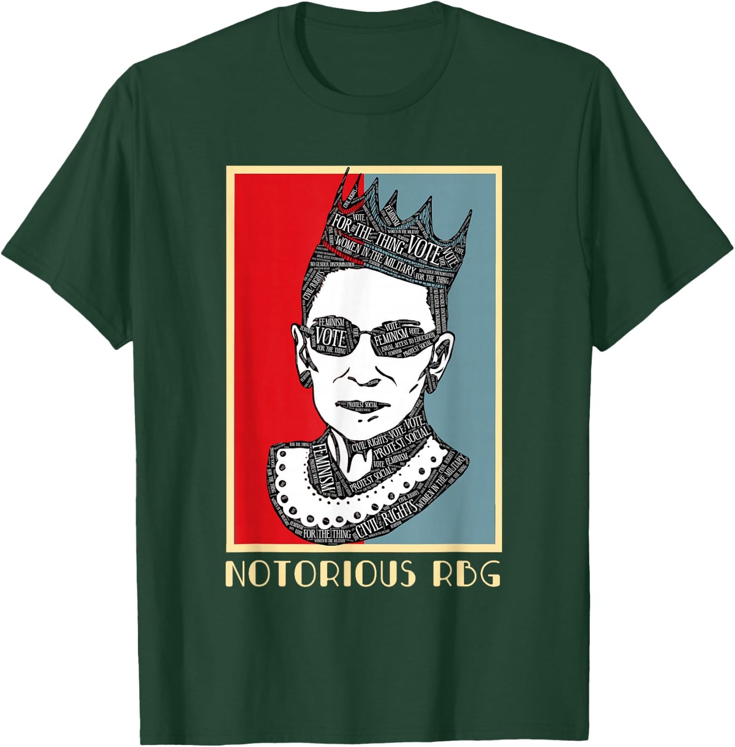 Funny Rbg Costume Ruth Bader - What Would Rbg Do Gift Rbg T-Shirt - T-Shirt | Forest