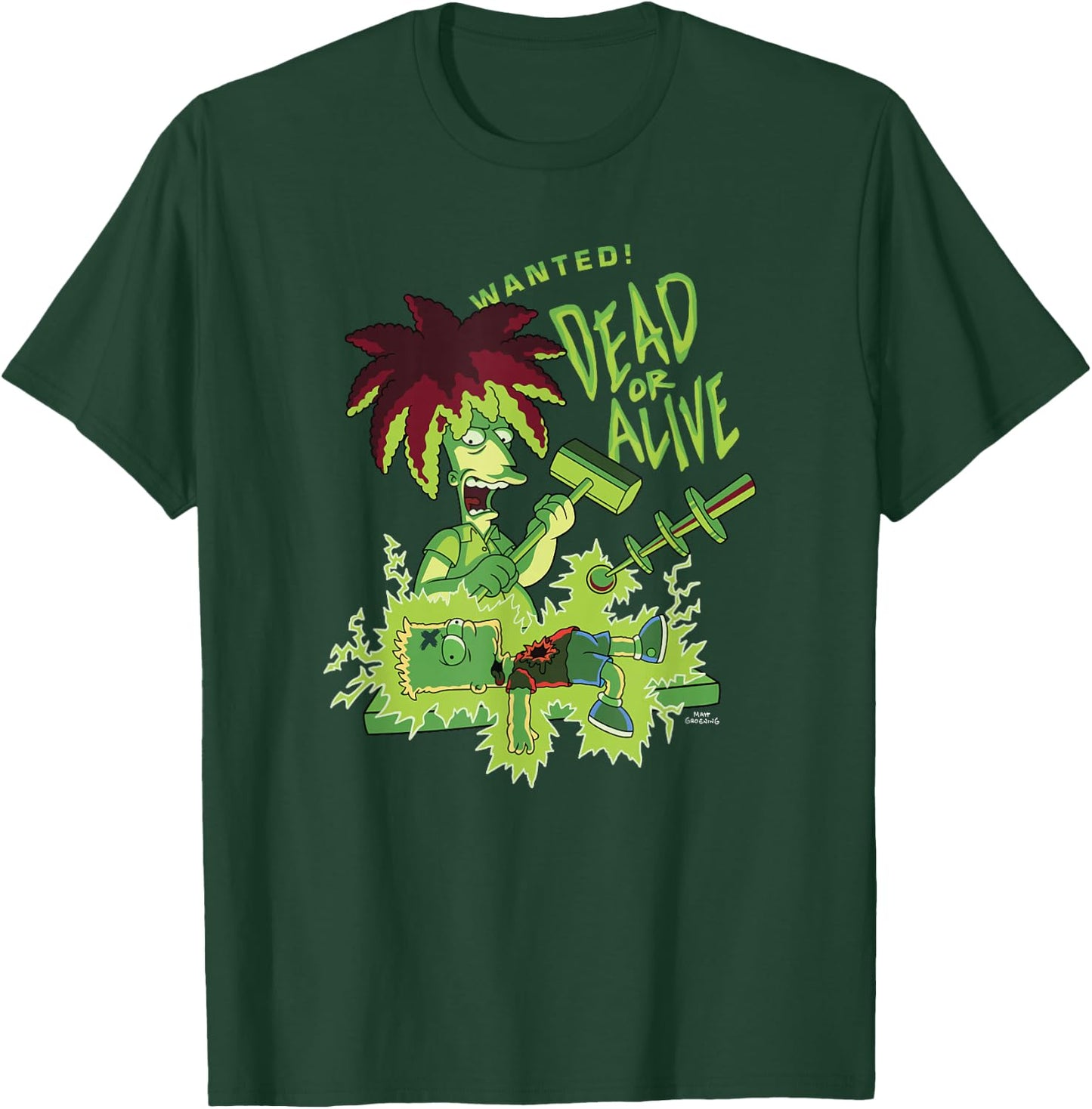 The Simpsons: Treehouse of Horror Halloween Sideshow Bob T-Shirt - T-Shirt | Forest