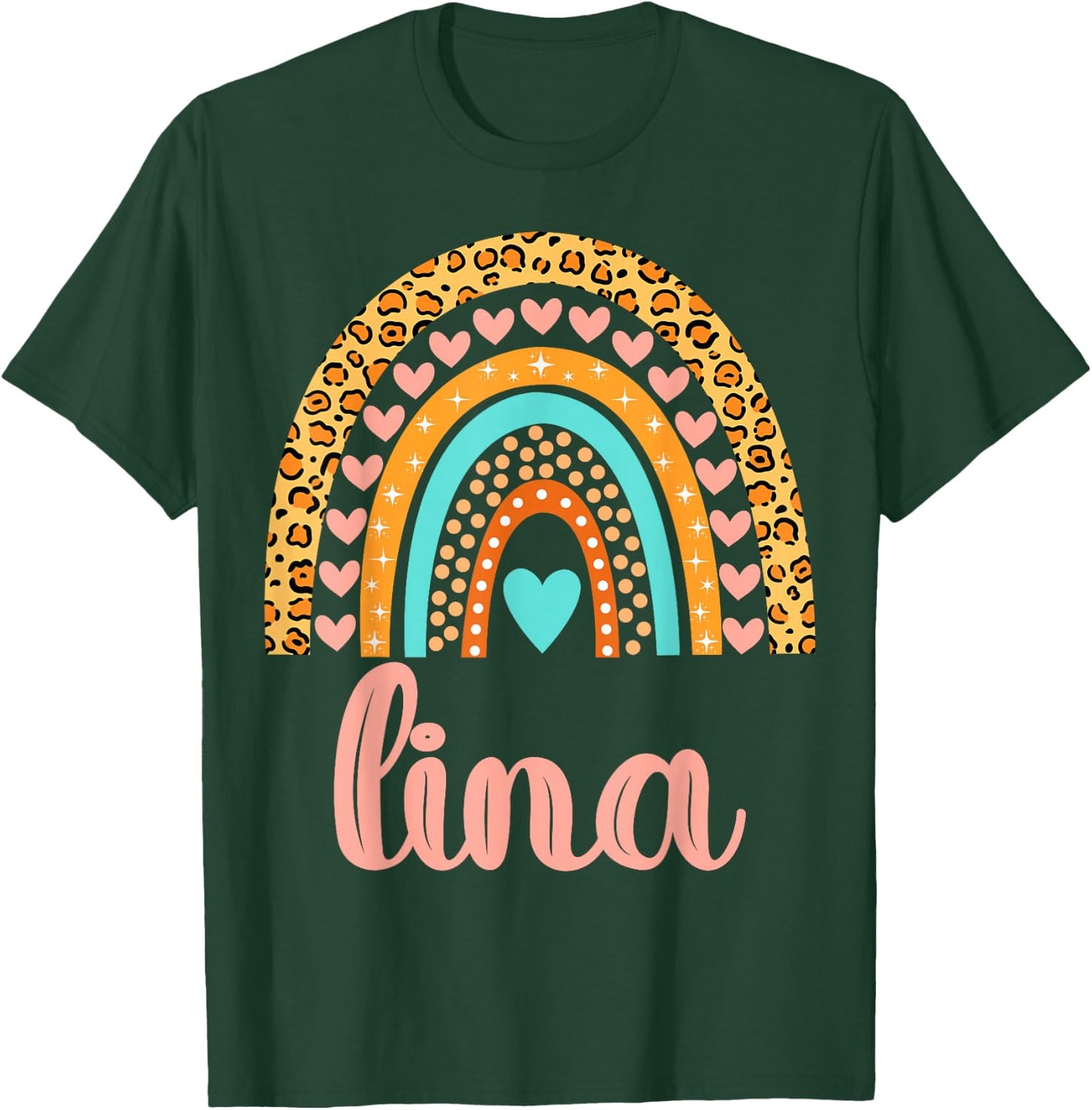 Lina Lina Name Birthday Shirt Gift T-Shirt - T-Shirt | Forest