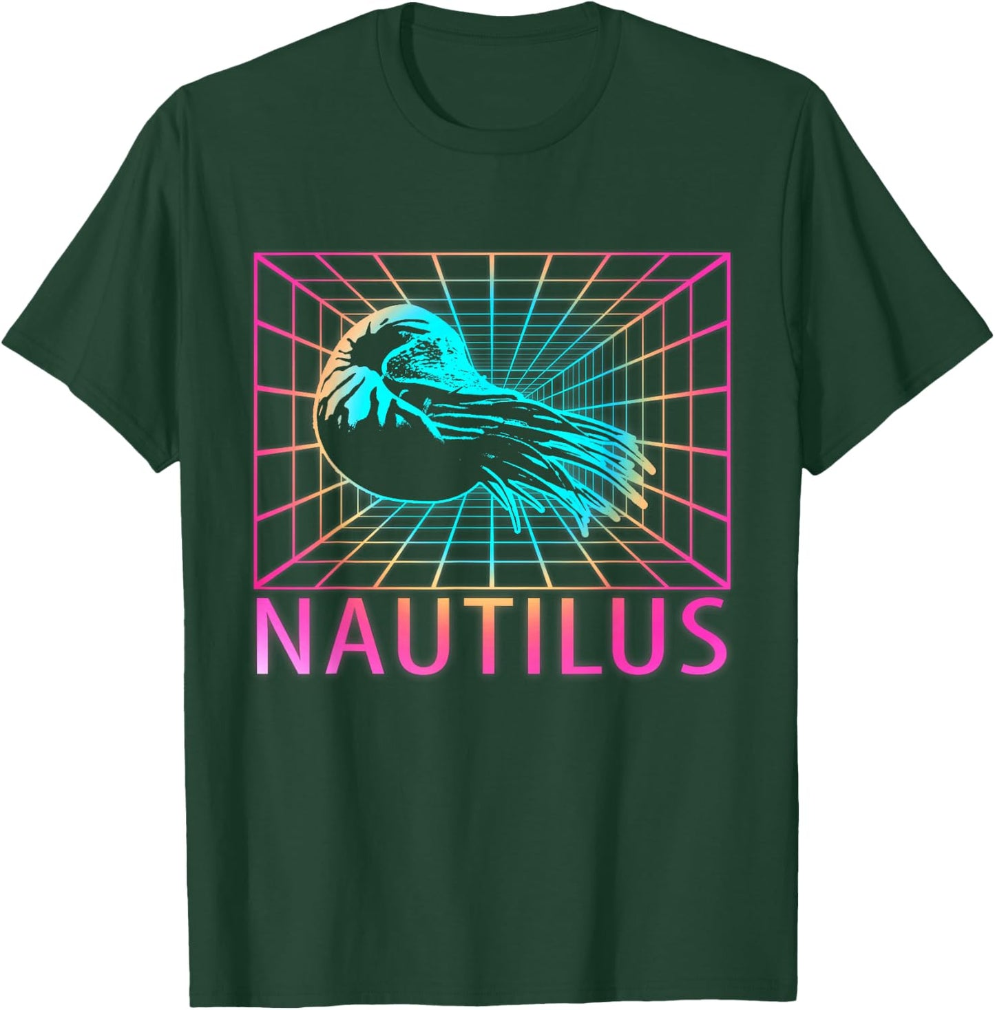 Nautilus Retro Gift T-Shirt - T-Shirt | Forest