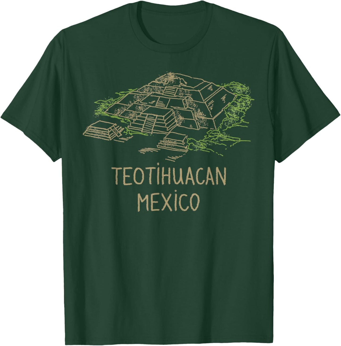 Teotihuacan Mexico T-Shirt - T-Shirt | Forest